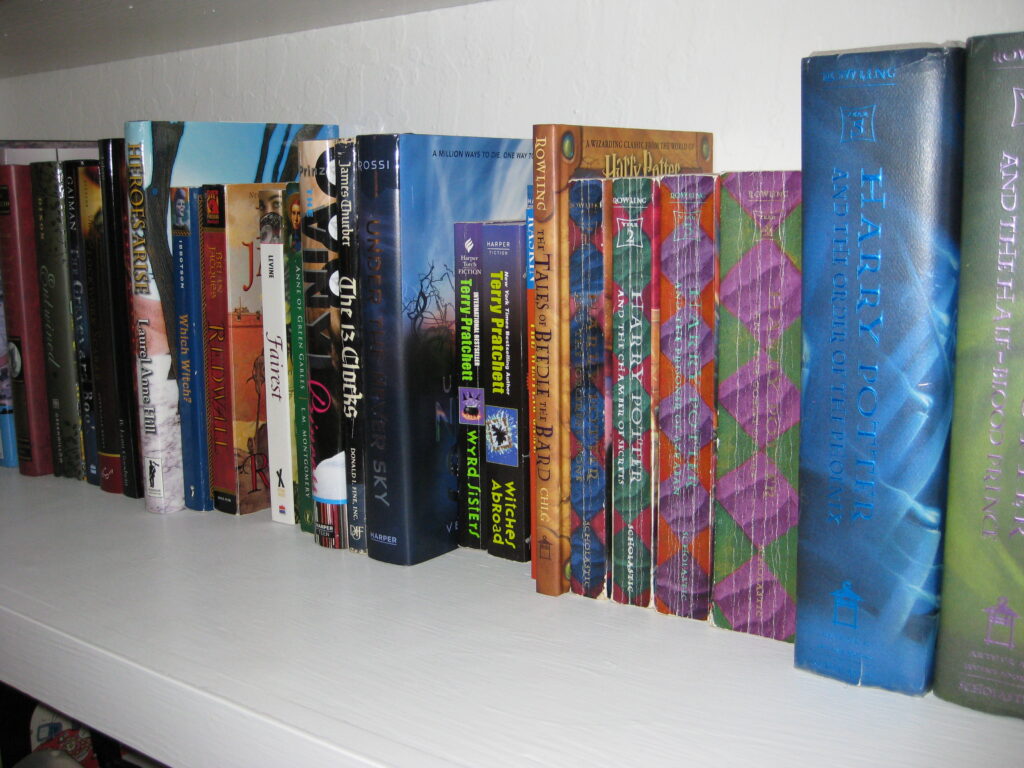 Bookshelf image for Cheryl Spanos Fantasy Author home page